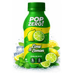 Pop Zero! Lime & Lemon Sparkling Water | Pack of 24 | ₹30 per bottle