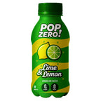Pop Zero! Lime & Lemon Sparkling Water | Pack of 24 | ₹30 per bottle