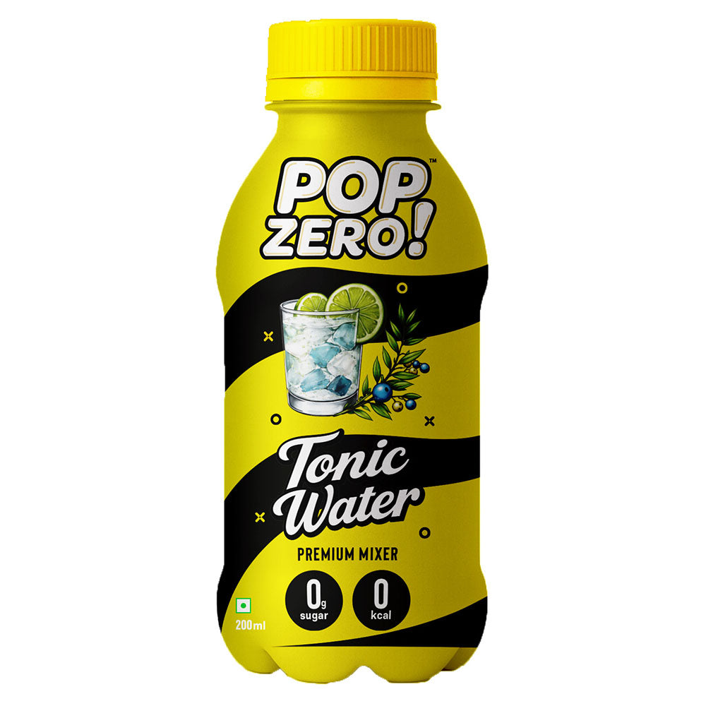 Pop Zero! Tonic Water | Pack of 24 | ₹30 per bottle