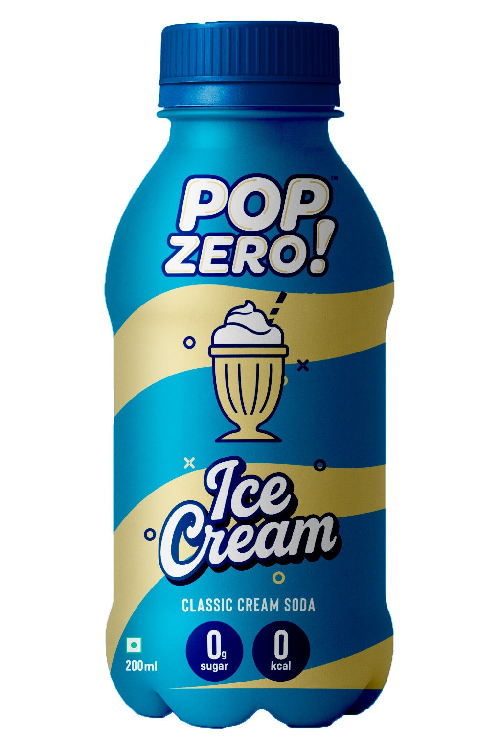 Pop Zero! Ice Cream Soda | Pack of 6 | ₹30 per bottle