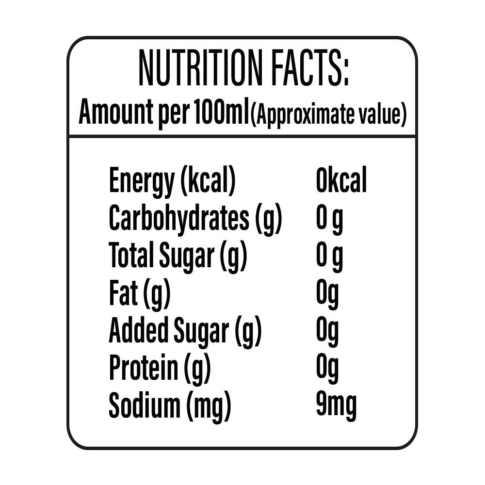 Pop Zero! Lime & Lemon Sparkling Water | Pack of 6 | ₹30 per bottle