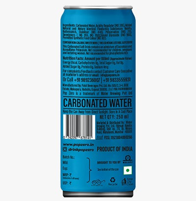 Pop Zero! Ice Cream Classic Cream Soda – Pack of 4 (₹99 per can)